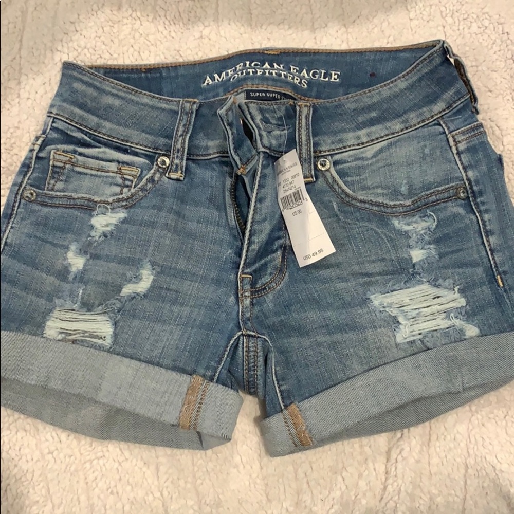 american eagle jean shorts